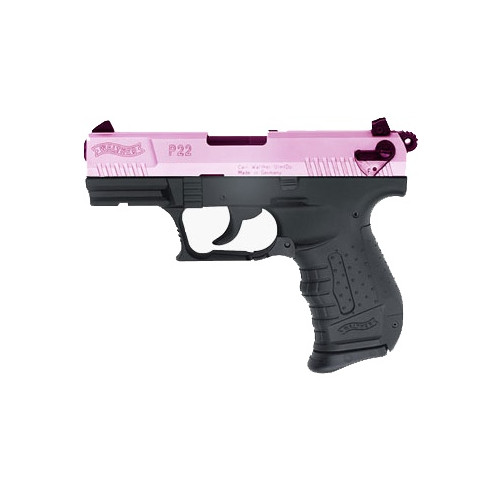 The Walter P-22 breast cancer pink handgun - see chapter 1 "Hope"...
